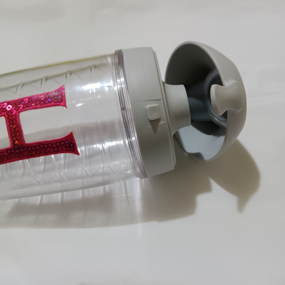 Tervis hot pink "H" 24oz. Insulated double walled Tumbler - Picture 8 of 11